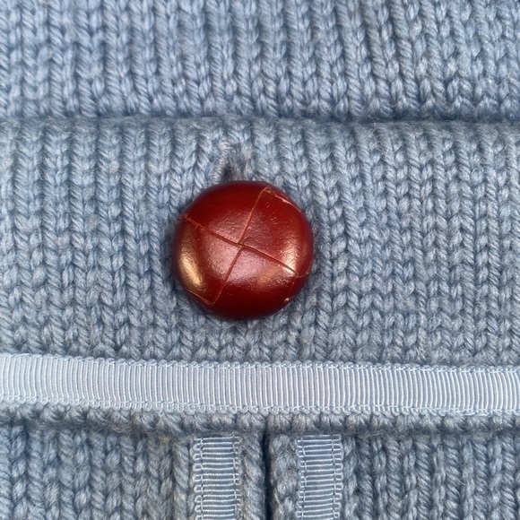 Marc Jacobs Wool Jacket with Woven Leather Buttons - Picture 8 of 12